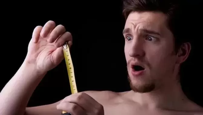 мужчына вымераў член перад павелічэннем